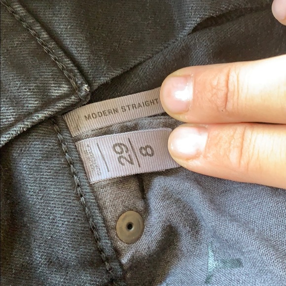 Loft crop modern straight black jeans - Picture 5 of 5